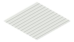 3D Presentation Image of Metal SheetCladding Lysaght SpanDek ShaleGreyMatt