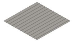 3D Presentation Image of Metal SheetCladding Lysaght SpanDek Wallaby