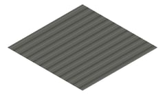 3D Presentation Image of Metal SheetCladding Lysaght SpanDek WoodlandGrey