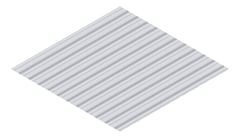 3D Presentation Image of Metal SheetCladding Lysaght SpanDek ZincalumeSteel