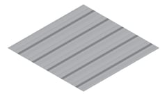 3D Presentation Image of Metal SheetCladding Lysaght TrimDek Astro