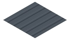 3D Presentation Image of Metal SheetCladding Lysaght TrimDek Celestian