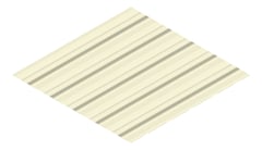 3D Presentation Image of Metal SheetCladding Lysaght TrimDek EveningHaze