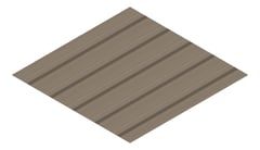 3D Presentation Image of Metal SheetCladding Lysaght TrimDek Jasper