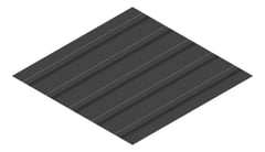 3D Presentation Image of Metal SheetCladding Lysaght TrimDek MonumentMatt