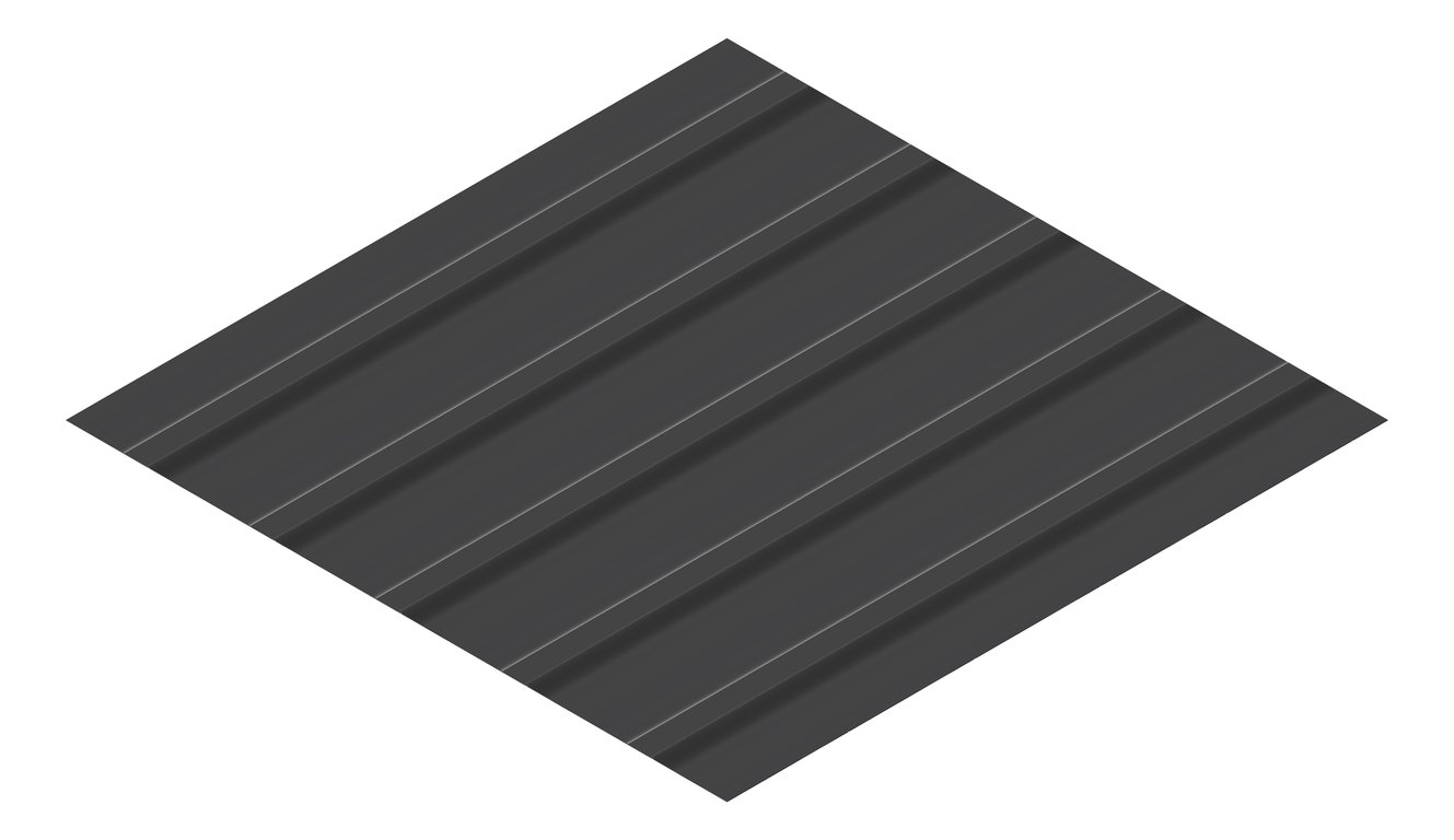 3D Presentation Image of Metal SheetCladding Lysaght TrimDek Monument