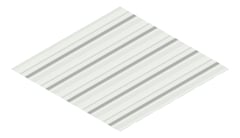 3D Presentation Image of Metal SheetCladding Lysaght TrimDek ShaleGreyMatt