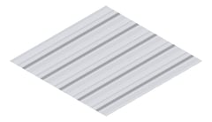 3D Presentation Image of Metal SheetCladding Lysaght TrimDek ZincalumeSteel