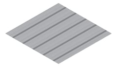 3D Presentation Image of Metal SheetCladding Lysaght TrimDek NT Astro