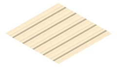 3D Presentation Image of Metal SheetCladding Lysaght TrimDek NT Paperbark