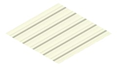 3D Presentation Image of Metal SheetCladding Lysaght TrimDek NT Rhea