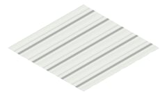 3D Presentation Image of Metal SheetCladding Lysaght TrimDek NT ShaleGreyMatt