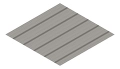 3D Presentation Image of Metal SheetCladding Lysaght TrimDek NT Wallaby