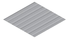 3D Presentation Image of Metal SheetCladding Lysaght Weatherline Astro