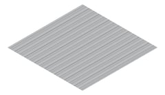 3D Presentation Image of Metal SheetCladding Lysaght Weatherline Bluegum