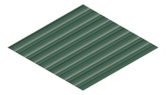 3D Presentation Image of Metal SheetCladding Lysaght Weatherline CottageGreen