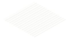 3D Presentation Image of Metal SheetCladding Lysaght Weatherline DoverWhite