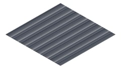 3D Presentation Image of Metal SheetCladding Lysaght Weatherline Ironstone