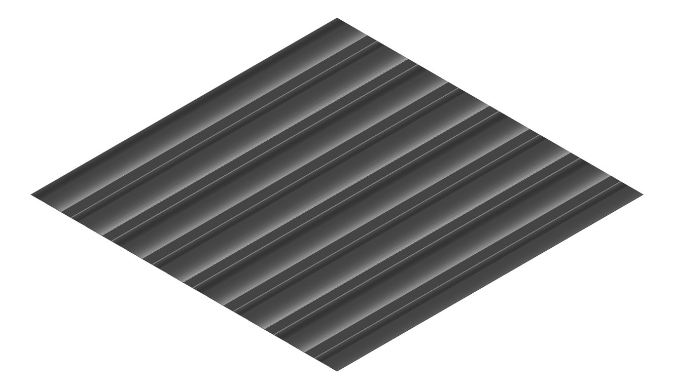 3D Presentation Image of Metal SheetCladding Lysaght Weatherline Monument