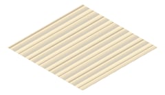 3D Presentation Image of Metal SheetCladding Lysaght Weatherline Paperbark