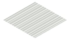 3D Presentation Image of Metal SheetCladding Lysaght Weatherline ShaleGreyMatt