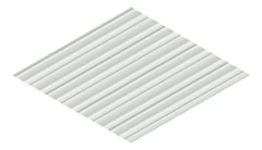 3D Presentation Image of Metal SheetCladding Lysaght Weatherline ShaleGrey