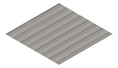 3D Presentation Image of Metal SheetCladding Lysaght Weatherline Wallaby