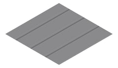 3D Presentation Image of Metal SheetCladding Lysaght Zenith Baroque275 BasaltMatt