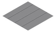 3D Presentation Image of Metal SheetCladding Lysaght Zenith Baroque275 Basalt