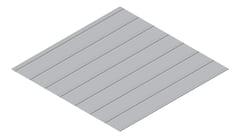 3D Presentation Image of Metal SheetCladding Lysaght Zenith Baroque275 BluegumMatt