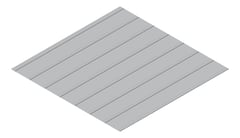 3D Presentation Image of Metal SheetCladding Lysaght Zenith Baroque275 Bluegum