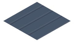 3D Presentation Image of Metal SheetCladding Lysaght Zenith Baroque275 DeepOcean