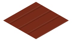 3D Presentation Image of Metal SheetCladding Lysaght Zenith Baroque275 ManorRed