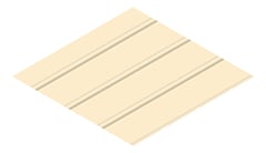 3D Presentation Image of Metal SheetCladding Lysaght Zenith Baroque275 Paperbark