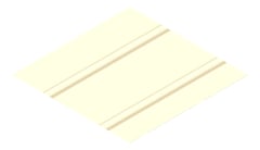 3D Presentation Image of Metal SheetCladding Lysaght Zenith Baroque475 ClassicCream