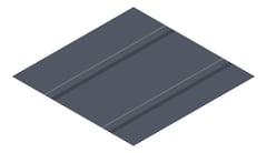 3D Presentation Image of Metal SheetCladding Lysaght Zenith Baroque475 Ironstone