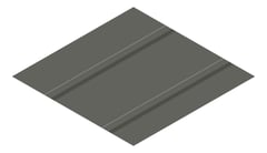 3D Presentation Image of Metal SheetCladding Lysaght Zenith Baroque475 WoodlandGrey