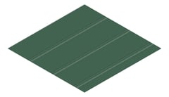 3D Presentation Image of Metal SheetCladding Lysaght Zenith Dominion285 CottageGreen
