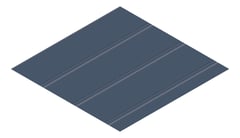 3D Presentation Image of Metal SheetCladding Lysaght Zenith Dominion285 DeepOcean