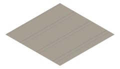 3D Presentation Image of Metal SheetCladding Lysaght Zenith Dominion285 Gully