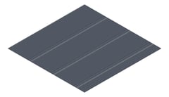 3D Presentation Image of Metal SheetCladding Lysaght Zenith Dominion285 Ironstone