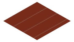 3D Presentation Image of Metal SheetCladding Lysaght Zenith Dominion285 ManorRed