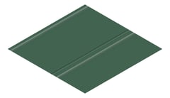 3D Presentation Image of Metal SheetCladding Lysaght Zenith Dominion485 CottageGreen