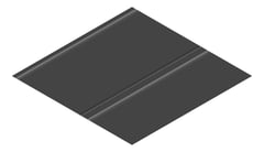 3D Presentation Image of Metal SheetCladding Lysaght Zenith Dominion485 MonumentMatt