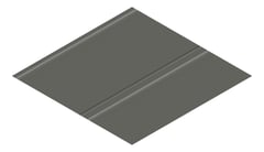 3D Presentation Image of Metal SheetCladding Lysaght Zenith Dominion485 WoodlandGrey