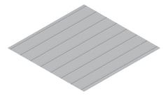 3D Presentation Image of Metal SheetCladding Lysaght Zenith Enseam265 BluegumMatt