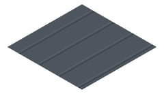 3D Presentation Image of Metal SheetCladding Lysaght Zenith Enseam265 Celestian