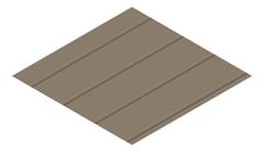 3D Presentation Image of Metal SheetCladding Lysaght Zenith Enseam265 Jasper