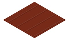 3D Presentation Image of Metal SheetCladding Lysaght Zenith Enseam265 ManorRed