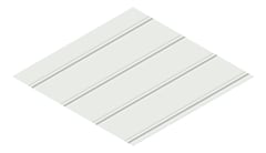 3D Presentation Image of Metal SheetCladding Lysaght Zenith Enseam265 ShaleGreyMatt